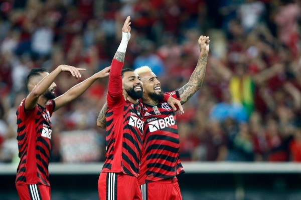 Arturo Vidal y el Flamengo siguen rumbo a la gloria en Brasil. Foto: Comunicaciones Flamengo.