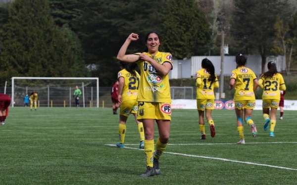 Karen Méndez se matriculó con un triplete este domingo. (Prensa UdeC)