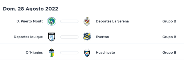 La primera fecha del grupo B tendrá libre a Deportes Antofagasta.