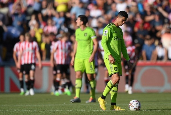 El complicado momento que vive Cristiano Ronaldo en el Manchester United lo puede llevar al Borussia Dortmund. Foto: Getty Images