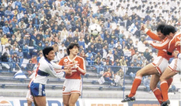 El duelo ante River Plate en 1988. Foto: La Tercera.