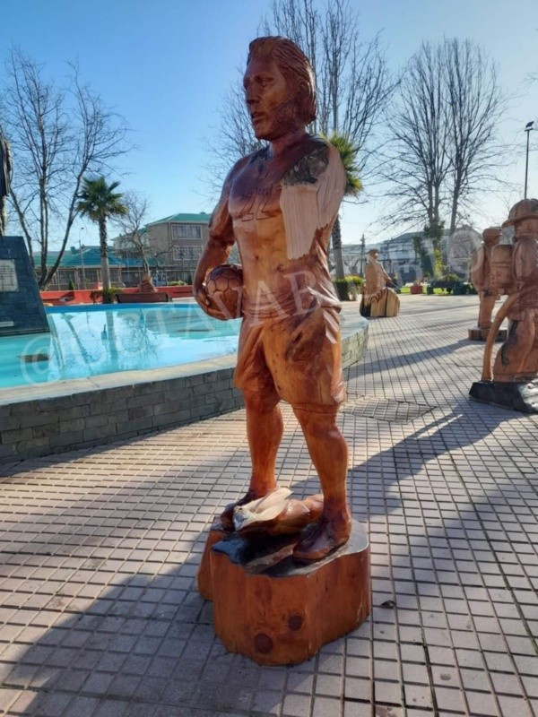 Así amaneció la estatua de Brereton en Penco. | Foto: Octava Bío Bío