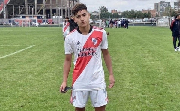 Ian Subiabre hoy forma parte de la 8va División de River Plate.