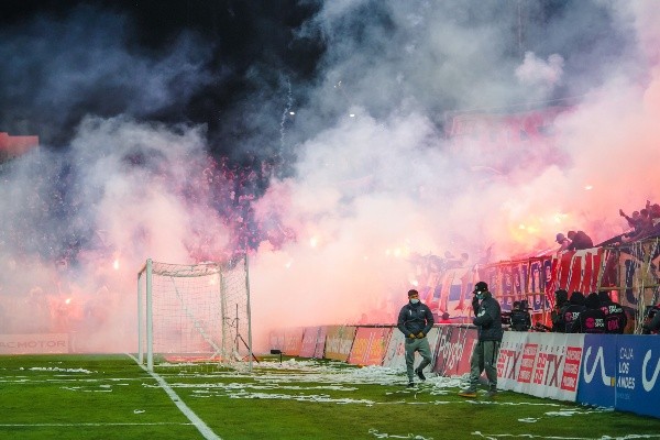 Los incidentes no permitieron el final del partido. (Foto: Guillermo Salazar/Redgol)