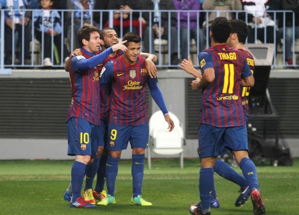 Alexis Sánchez fue compañero de Lionel Messi en el Barcelona. (Agencia Uno).