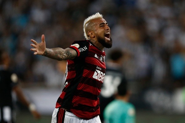 Arturo Vidal marcó su segundo gol en el Brasileirao. (Foto: Getty Images)