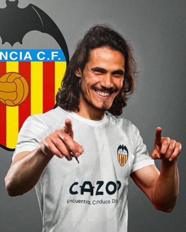 Edinson Cavani ya es nuevo jugador del Valencia. (Foto: Fabrizio Romano)