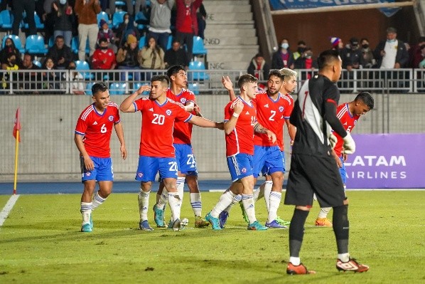 Chile derrota a Perú en el amistos sub 23. Foto: Guille Salazar, RedGol.