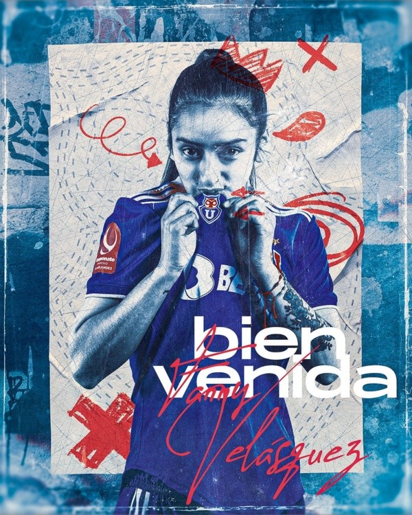La presentación de Fanny Velásquez en Universidad de Chile. (UCH Femenino)