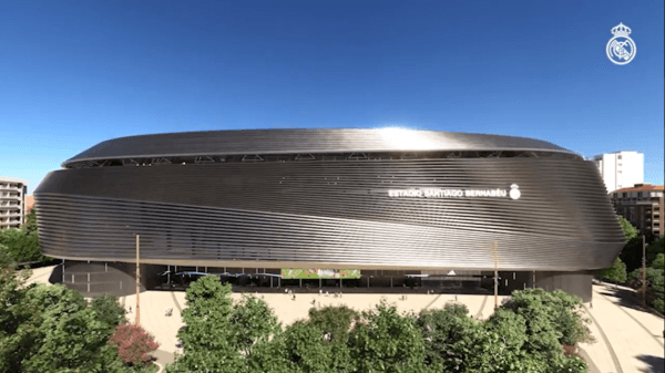 Así se estima que esté el Santiago Bernabéu a mediados de 2023. (Foto: Real Madrid)