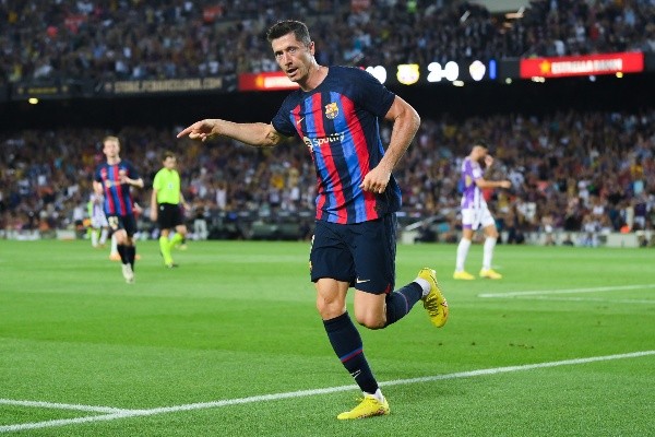 Robert Lewandowski fue al Barcelona