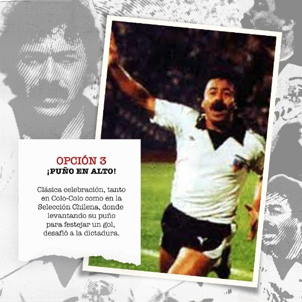 La imagen ganadora para la estatua de Caszely. | Foto: Club Social y Deportivo Colo Colo