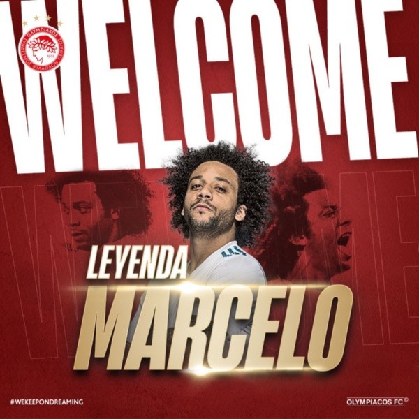 Anuncio oficial: Olympiakos le da la bienvenida a Marcelo.