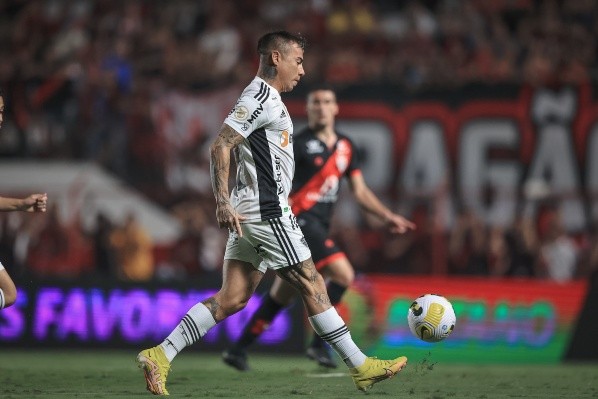Vargas tuvo una opción para marcar. Foto: Atlético Mineiro.