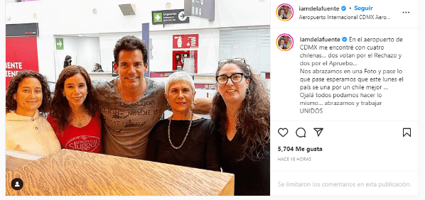 Cristián de la Fuente Instagram