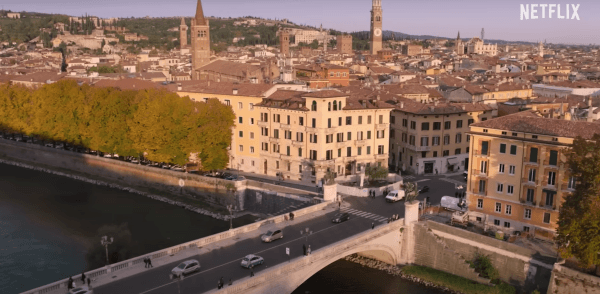 Paisajes de Romance en Verona de Netflix