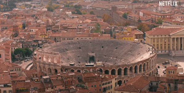 Paisajes de Romance en Verona de Netflix