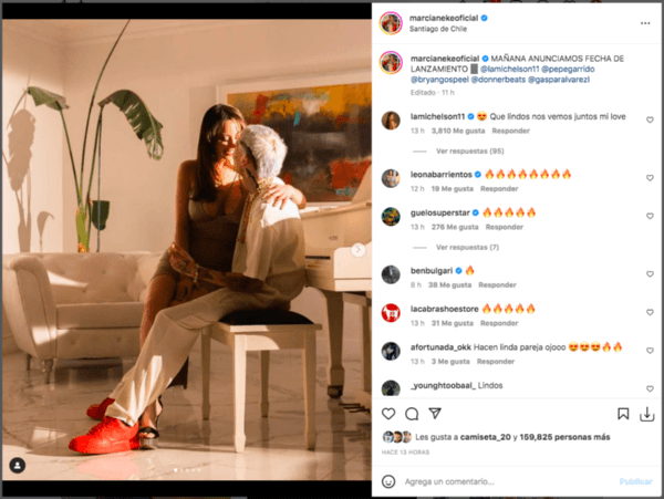 Marcianeke prepara coqueto lanzamiento junto a Ignacia Michelson.(Foto: Instagram)