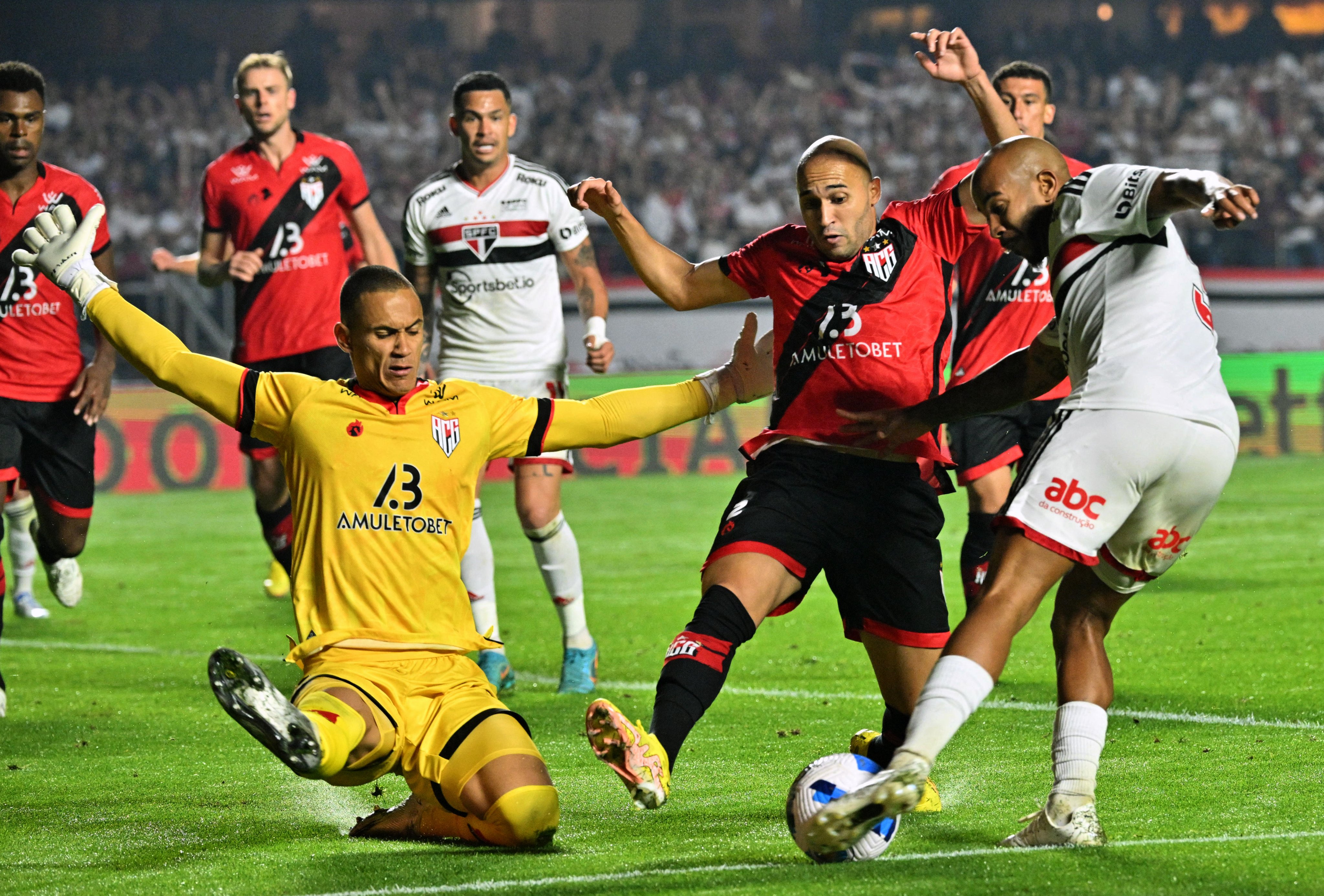 Sao Paulo igualó la llave en el Morumbi y llevó todo a los penales: Foto: Conmebol Sudamericana.
