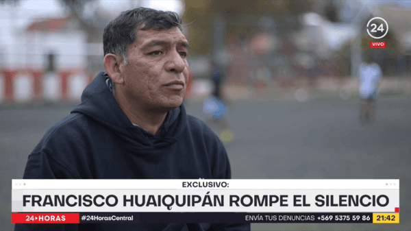 Huaiquipán habló de los sucedido el pasado año. (Foto: Captura TVN)