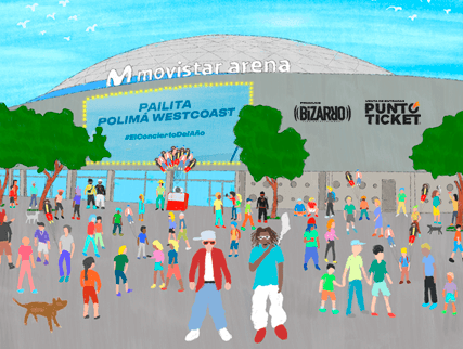 Polimá Westcoast y Pailita tendrán gran show 360º.(Foto: Bizarro)