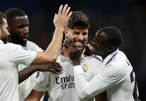 Real Madrid festeja el triunfo y golazo de Asensio contra Leipzig.