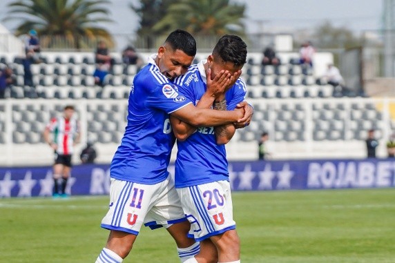 Lucas Assadi celebra con mucha emoción su primer gol como futbolista profesional. (Foto: Guille Salazar)