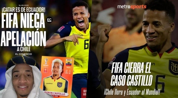 Los titulares más jugados de la prensa ecuatoriana tras el fallo de la FIFA.
