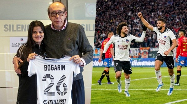 Bogarín, Falcón y Amor defienden la camiseta de Colo Colo. | Foto: Colo Colo y Guille Salazar