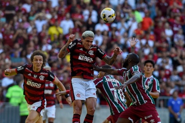 Pedro no logró batir el arco de Fluminense (Foto: Flamengo)