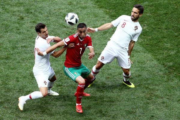 Hakim Ziyech en el Mundial de Rusia 2018. (Getty Images).