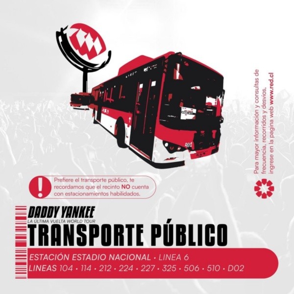 Daddy Yankee en Chile | ¡¡Alerta fanáticos!! Llaman a NO ir en auto.(Foto: Bizarro)