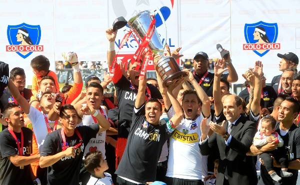 Colo Colo levantó su última copa en el Monumental en el 2014 (Agencia Uno)