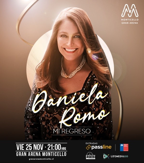 Daniela Romo en Chile | Revisa AQUÍ todo sobre el concierto.(Foto:LifemediaGo)