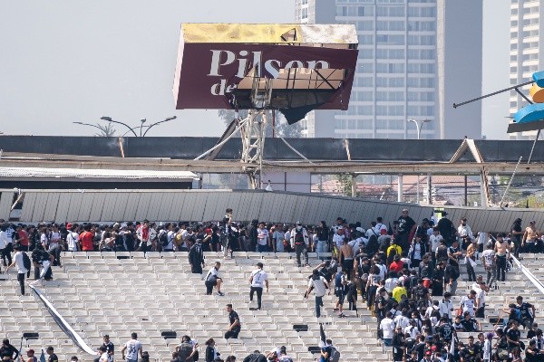 El estadio Monumental está en duda para el domingo. (Foto: Guillermo Salazar/Redgol)