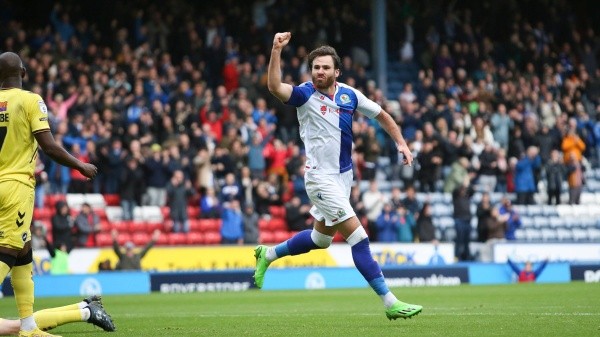 Ben Brereton Díaz anotó este fin de semana y estiró su racha de goles en el Blackburn Rovers. Foto: Getty Images