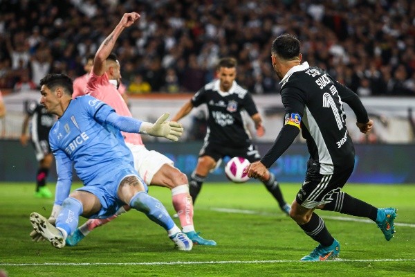 Colo Colo falló varias veces frente al arco de Matías Dituro (Agencia Uno)