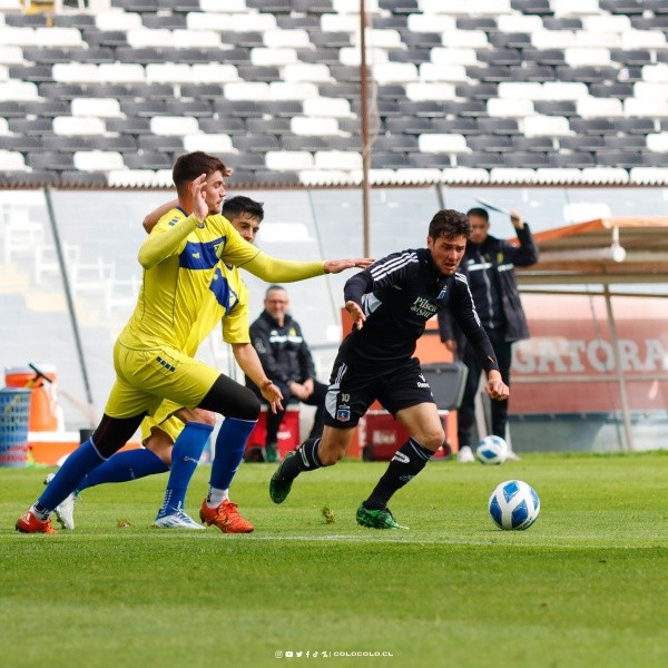 Marco Rojas jugó ante la UC ayer y este miércoles fue titular en el amistoso con Barnechea. Foto: Comunicaciones Colo Colo.