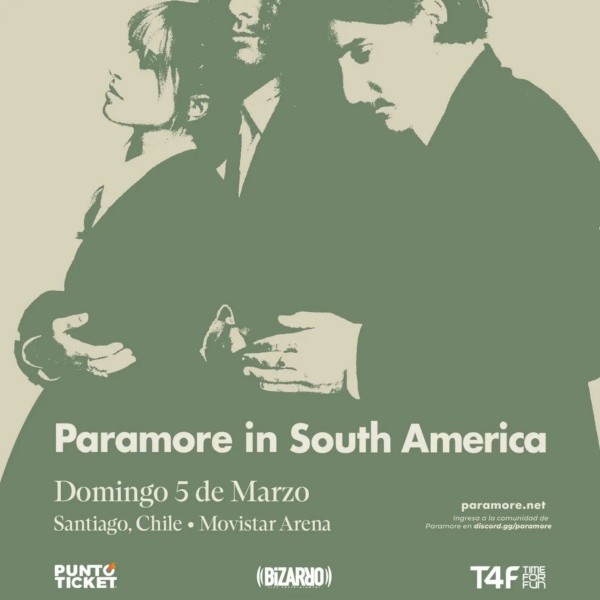 ¡Paramore confirma retorno a Chile! (Foto: Bizarro)