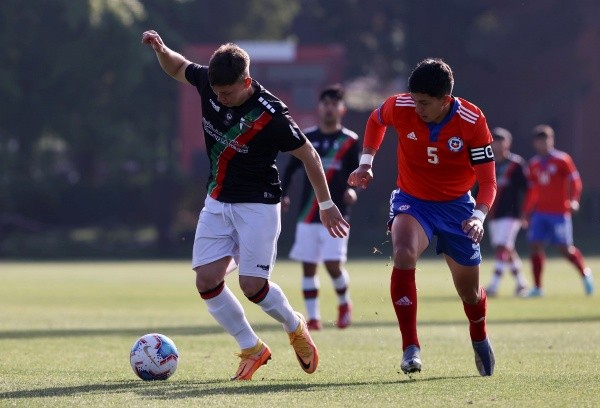 Palestino de Roberto Bishara chocó con La Roja Sub 17 de Hernán Caputto. | Foto: @Palestino