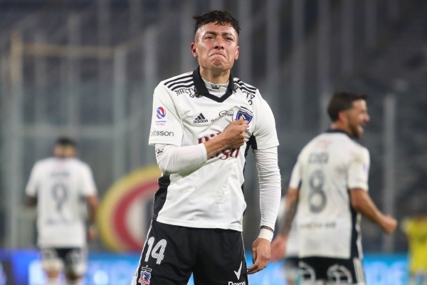 Cristián Zavala cuando anotó su primer gol con Colo Colo