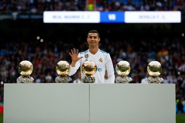 Cristiano ganó cinco veces el Balón de Oro (Getty)