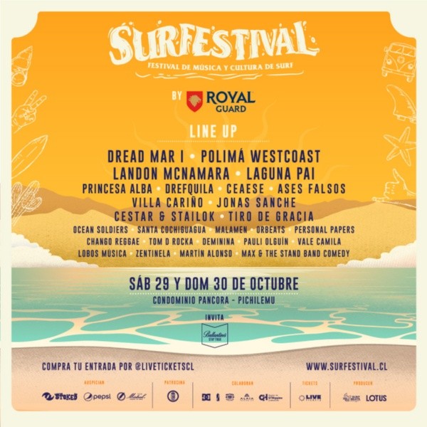 Polimá Westcoast se suma al Surfestival.(Foto: Producción)