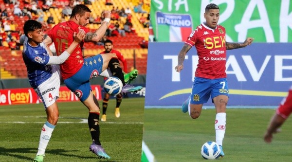 Octavio Rivero y Rodrigo Piñeiro están prácticamente fuera del choque contra la U por Copa Chile. | Foto: Agencia Uno