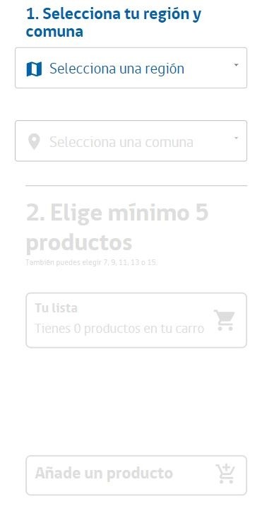 Observatorio de precios del Sernac