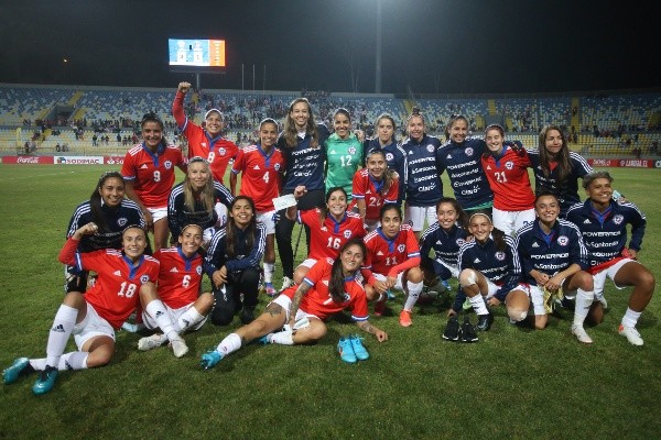 La Roja Femenina jugó en Viña del Mar en febrero pasado. (Comunicaciones ANFP)