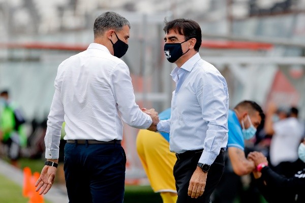 Quinteros y Vojvoda se enfrentaron en Copa Libertadores, pero también por el Campeonato Nacional. | Foto: Agencia Uno