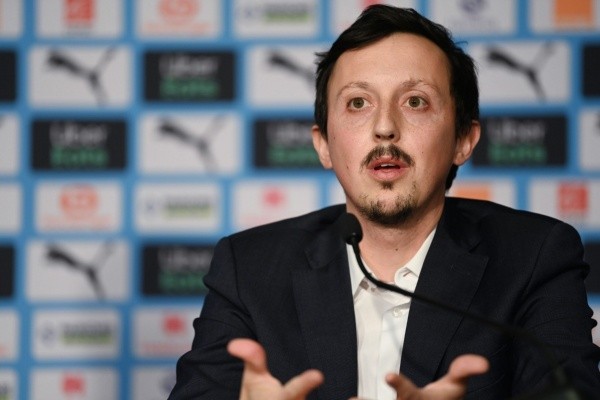 Pablo Longoria, el dirigente español que preside al Olympique de Marsella desde febrero de 2021.