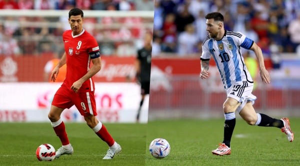 Polonia de Lewandowski y Argentina de Messi se enfrentarán el 30 de noviembre en el Estadio 974 de Doha. | Foto: Getty