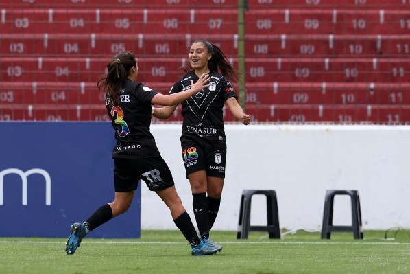 Valentina Navarrete lleva tres goles en la Copa: uno contra Alianza Lima y dos ante Deportivo Lara. (Conmebol)